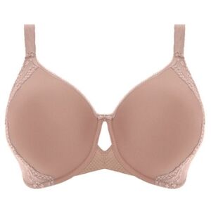 Elomi Charley Fawn Bandless Spacer Moulded Bra Lined Underwire Size 34L Nude